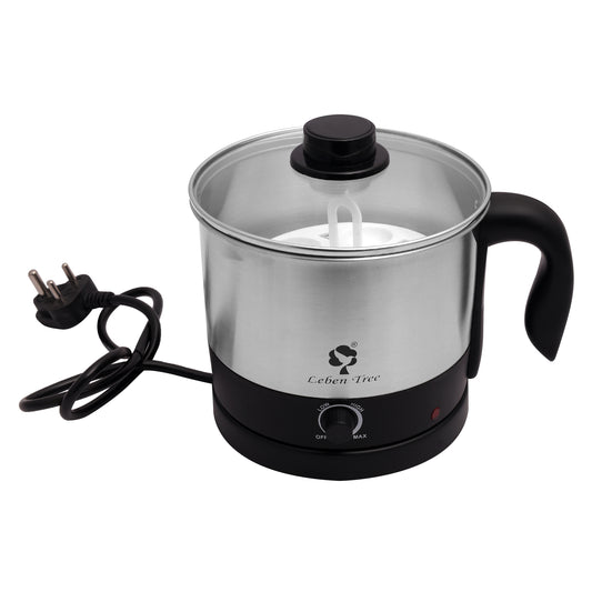 Leben Tree Multi Function Electric Kettle (1 L, Stainless Steel)