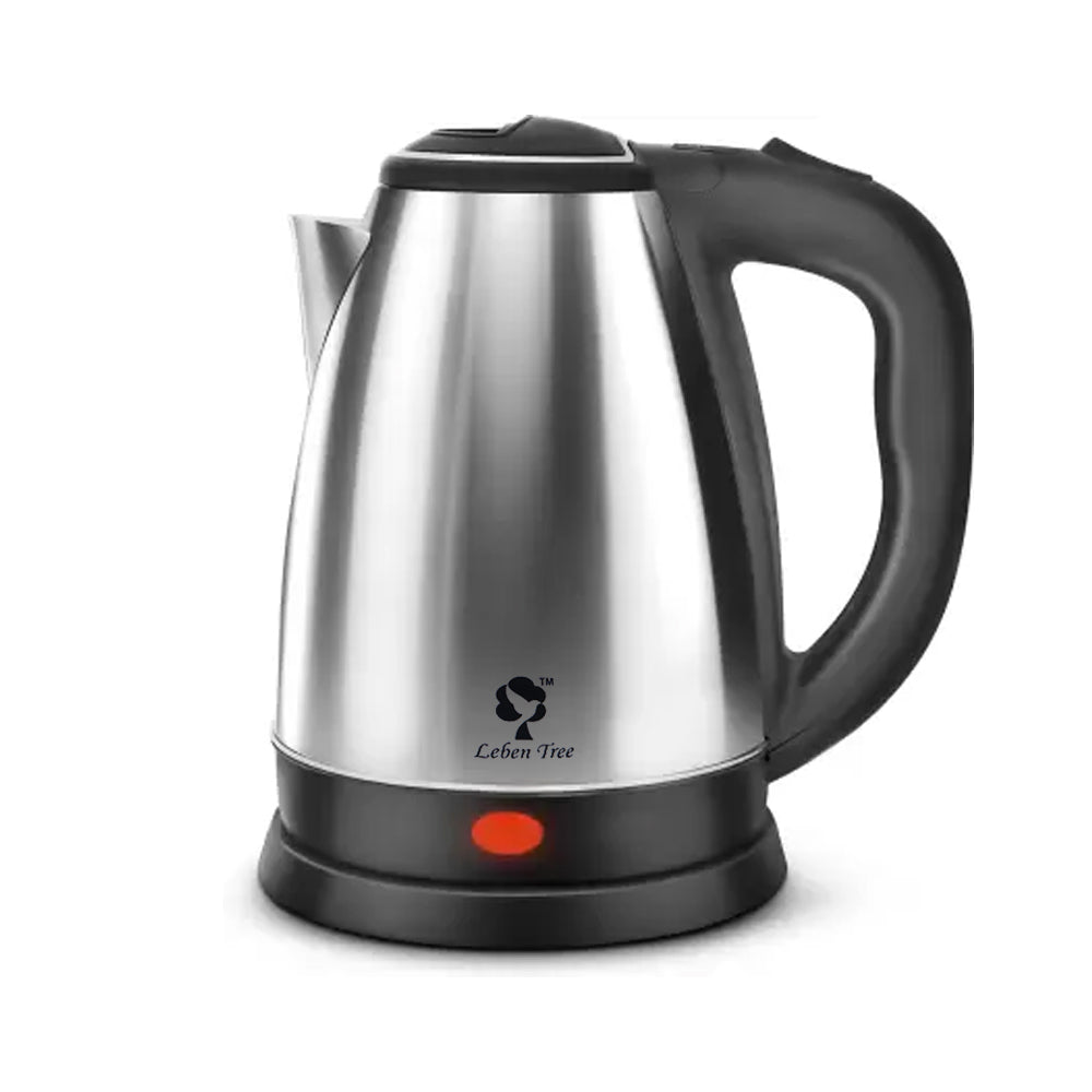 Leben Tree Smile Stainless Steel Electric Kettle (1.8 L, Black)