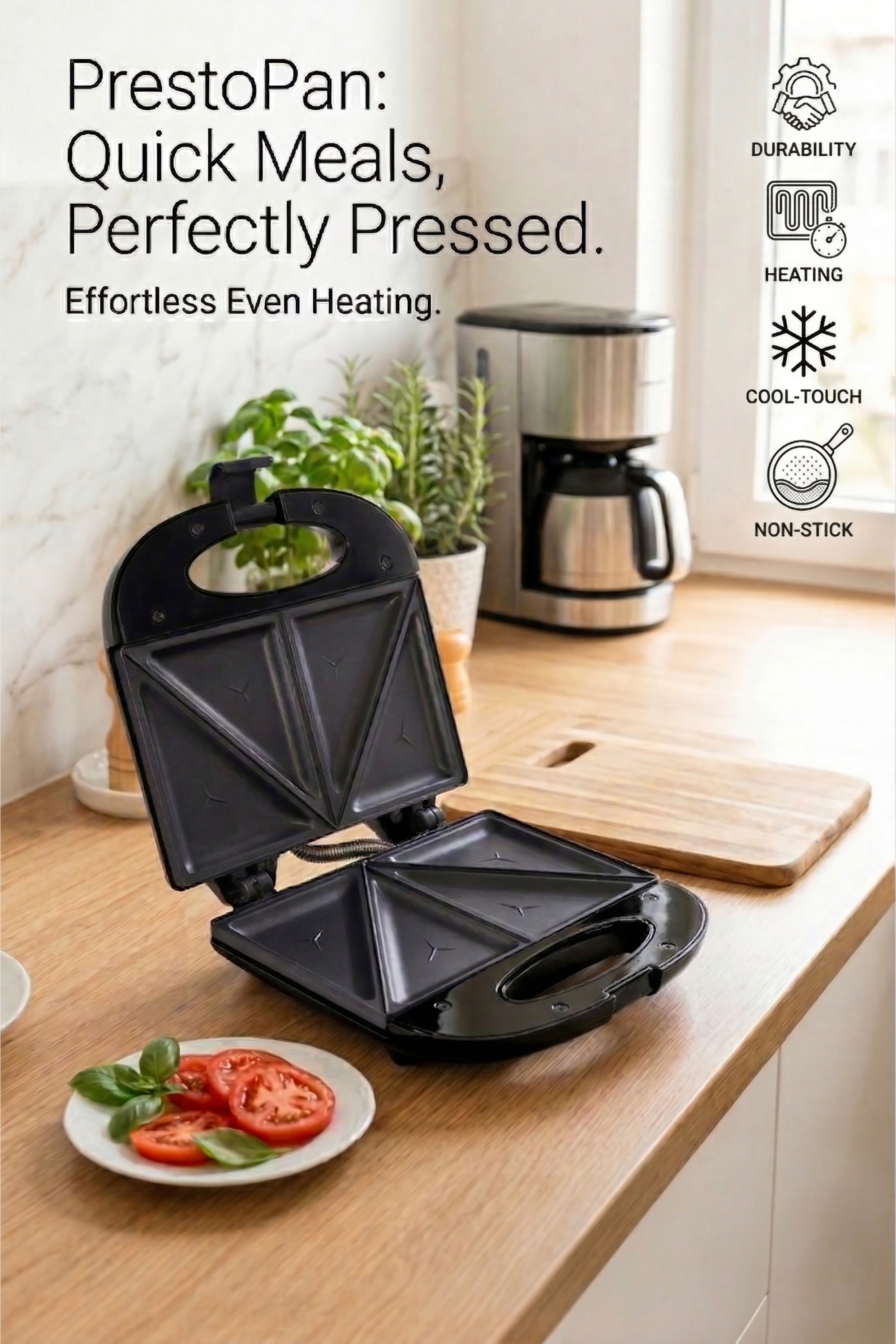 Smile Non-Toxic Plate Sandwich Maker