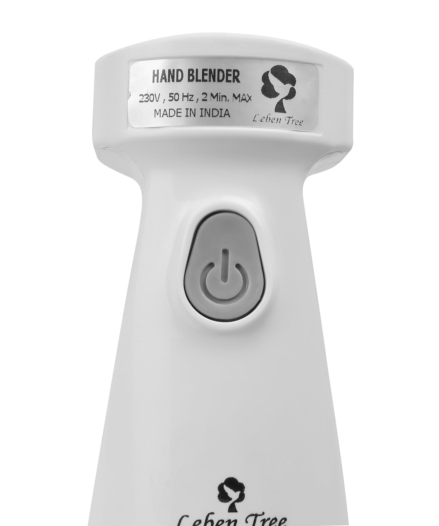 Leben Tree Super Efficient 120 W Hand Blender  (White)