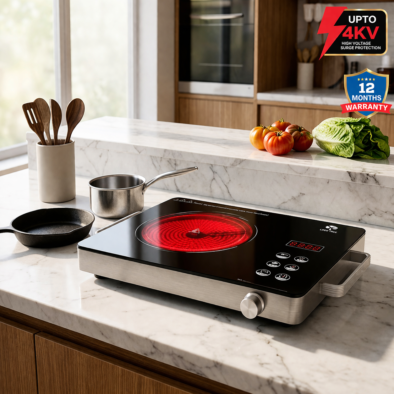 Smile GlowHeat Infrared Cooktop