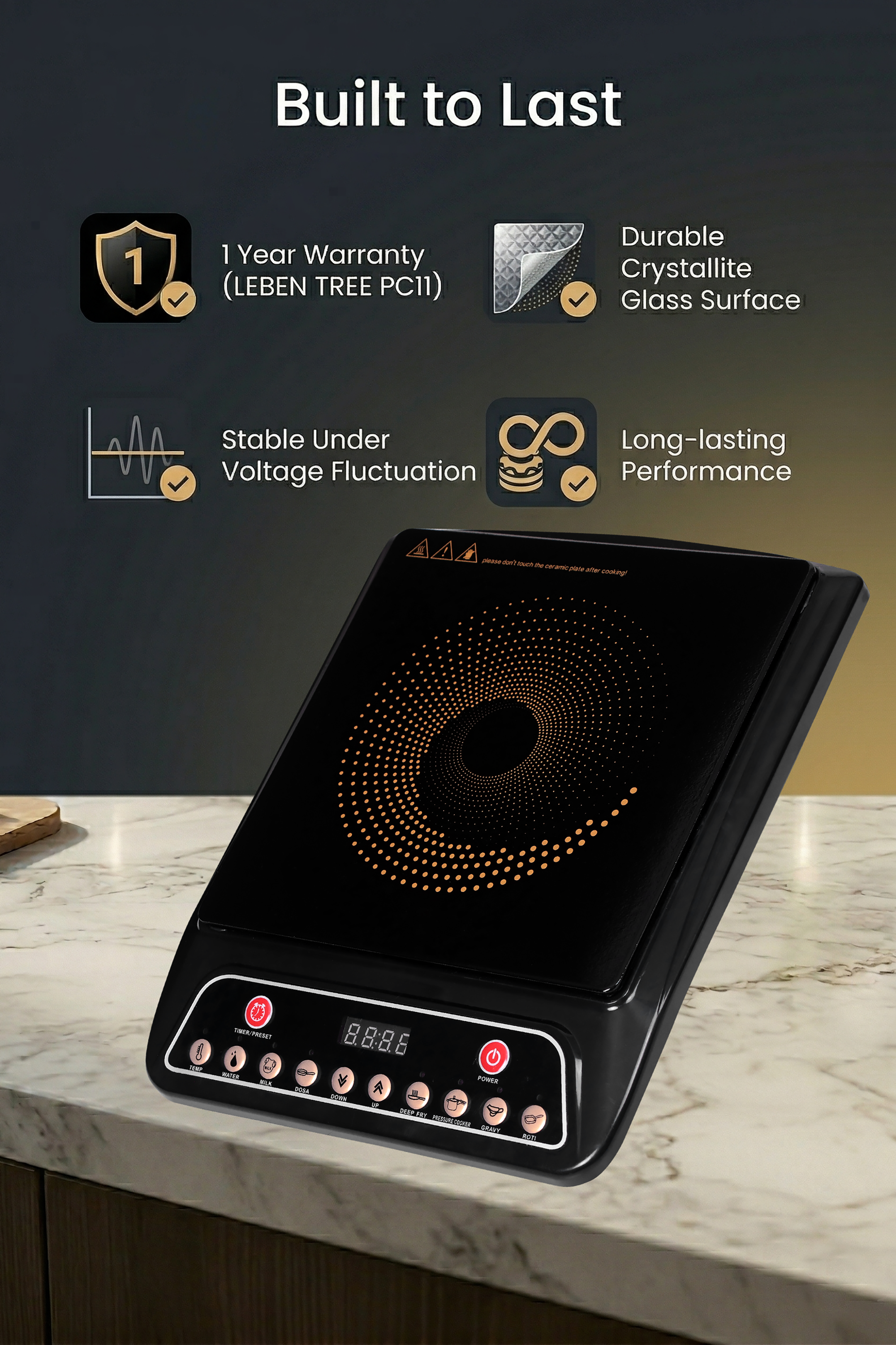 Smile GlowHeat Infrared Cooktop