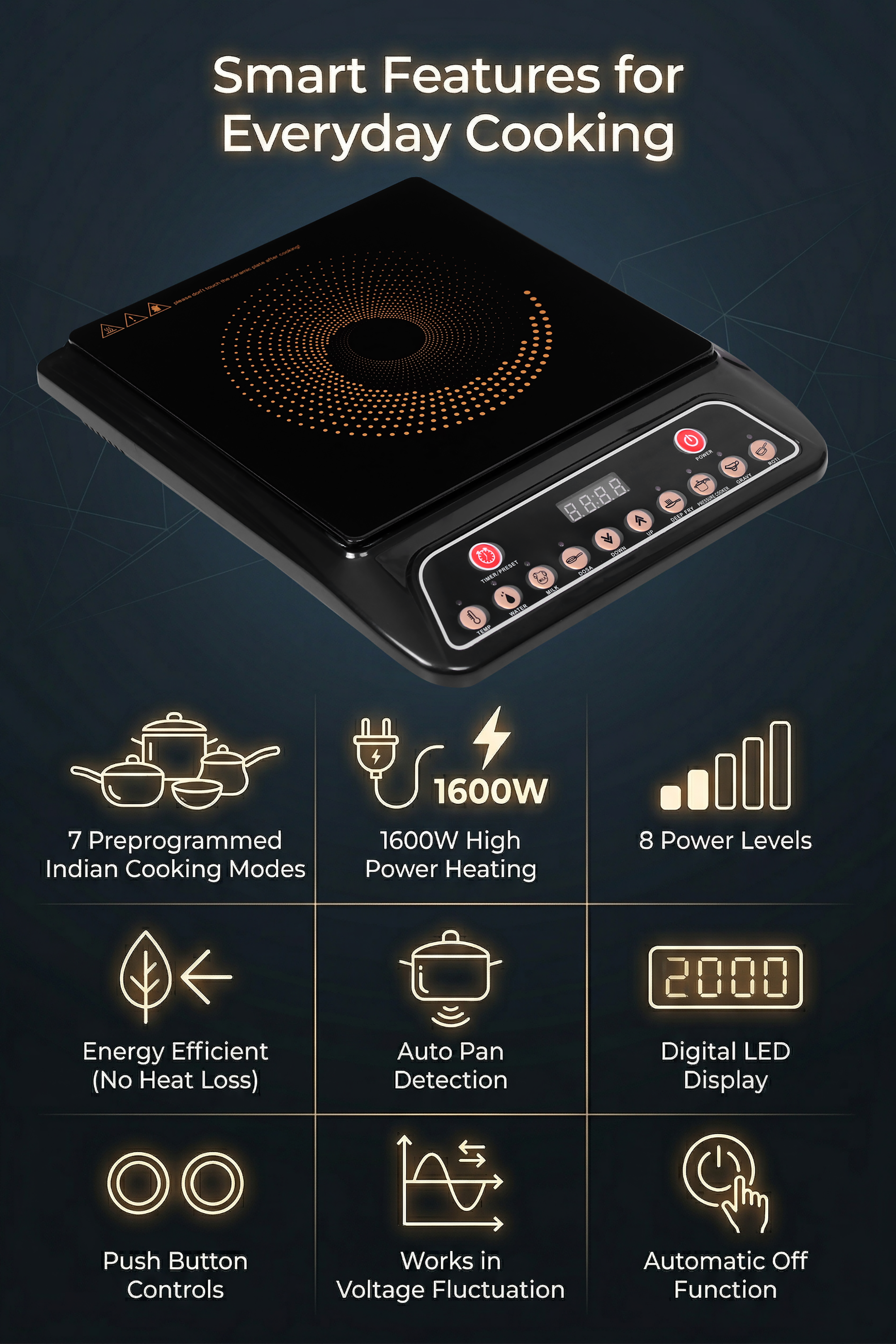 Smile InstaCook Induction Cooktop