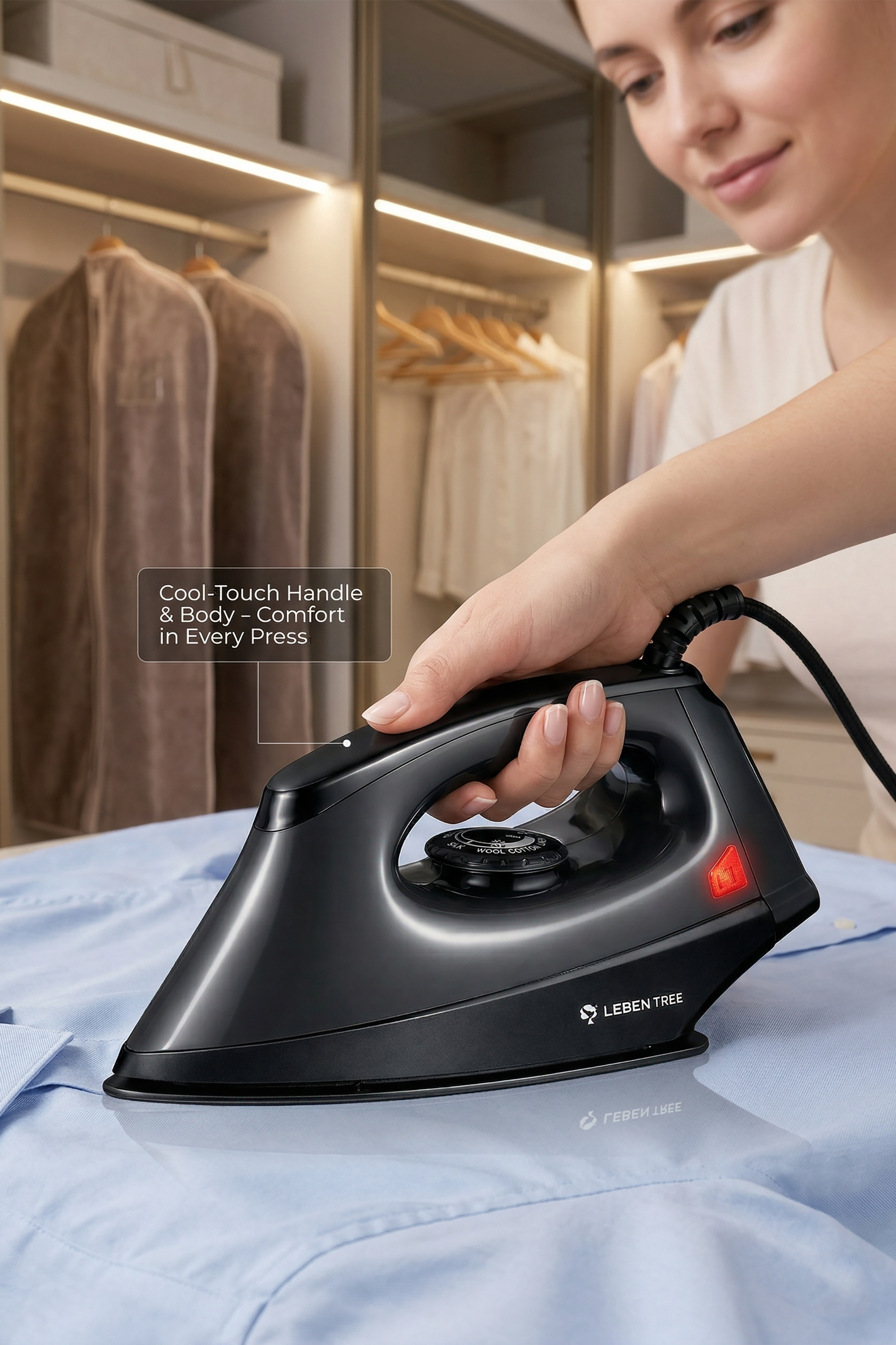 Leben Tree Smile SmoothGlide Dry Iron