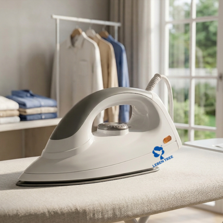Leben Tree Smile Dry Iron 1000 W Dry Iron (Blue, White)